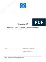 Exercise B3 Introductory Experimental Dynamics: Authors: Submitted (Date) : 2019-09-23 Approved by (Name/date)