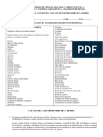 Taller No.1. Conceptos Análisis Químico y Cálculos de Incertidumbre