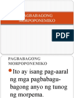 Pagbabagong Morpo