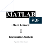 Matlab: (Math Library)