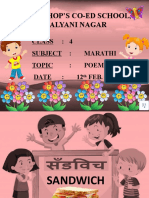 The Bishop's School Marathi Poem Class 4