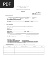 Comprehensive Individual Inventory Record Form Editable