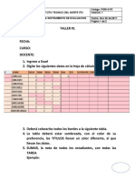 Taller Seguridad Ocupacional #1