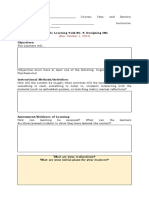 Flexible Learning Task No. 4: Designing Ims Designing Phase Objectives