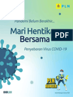 Buku Saku - Pandemi Belum Berakhir Mari Hentikan Bersama Penyebaran Covid-19