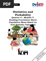 Statistics and Probability