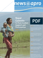 April 2011, Nepal Commits To Post-Conflict Support and Participation