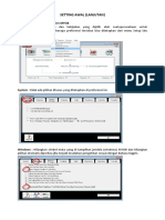 Setting Awal-Lanjutan