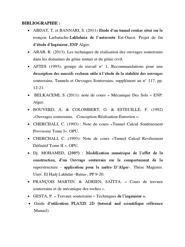 Conséquences des écoulements dans les tunnels à revêtement