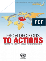 From Decisions To Actions (Report of The Secretary-General of UNCTAD To UNCTAD XIV)