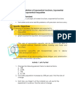 LESSON 3.A. Definition of Exponential Functions Exponential Equation and Exponential Inequalities