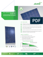 JKM260PP-60: Poly Crystalline Module 240-260 Watt