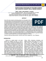 Multimodal Representations Strategies in Teaching Science Towards Enhancing Scientific Inquiry Skills Among Grade 4