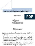 Pharmaceutical Inorganic Chemistry