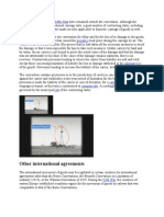 Other International Agreements: Middle East