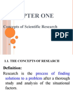 Research CH 1 Concept of Research