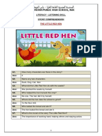 Story Comprehension - The Little Red Hen