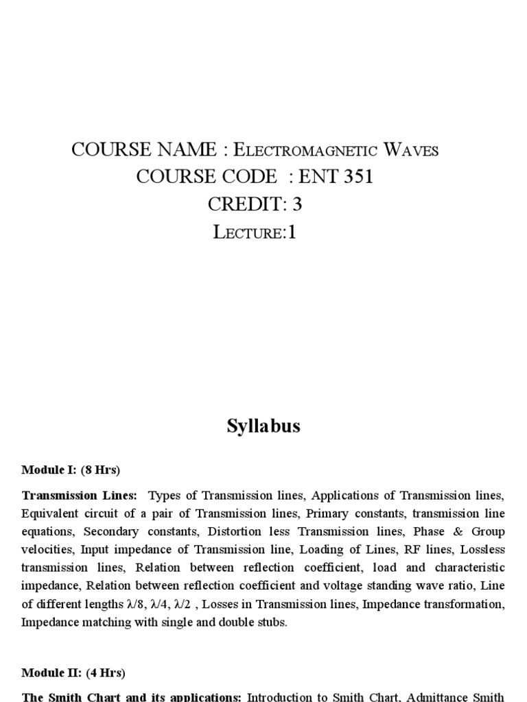 1 Transmission Line Types Download Free Pdf Transmission Line