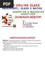 Class 10 Maths: AP Case Study Questions | PDF | Mathematics