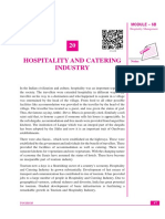 Hospitality and Catering Industry: Module - 6B
