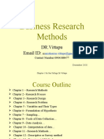 Business Research Methods: DR - Vittapu Email ID