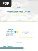 User Experience Design: Information Technology and Information Systems Department