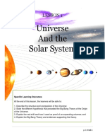 Universe and The Solar System: Lesson 1