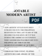 Notable Modern Artist