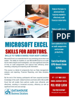 2021-Excel Skills For Auditors