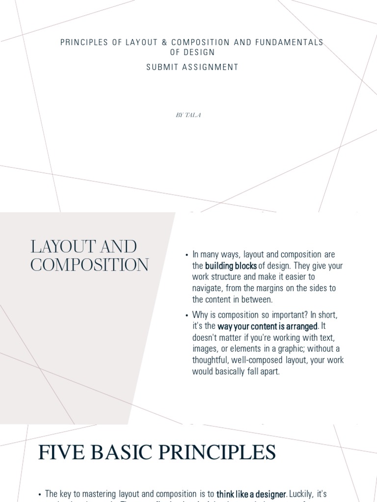 Principles of Layout & Composition and Fundamentals of Design Submit ...