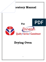 Drying Oven Lab Manual