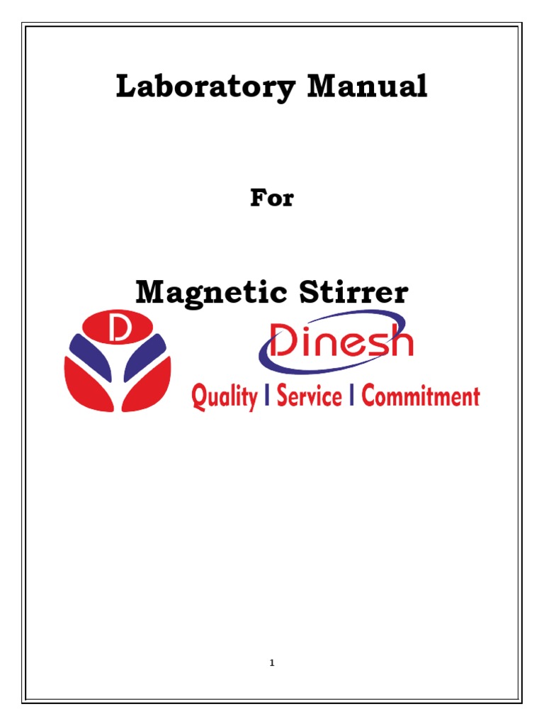 Stirrer Lab Manual PDF