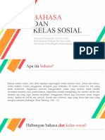 Bahasa & Kelas Sosial (Fauziyah Kurniawati)