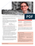 FS06 English Language Proficiency Requirements Fact Sheet