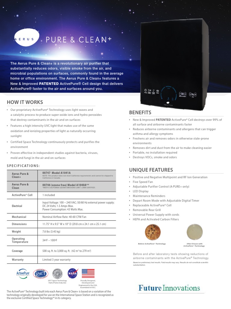 Aerus Pure & Clean Vollara Air & Surface Pro PDF Electrical