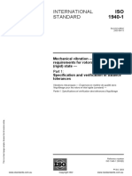 ISO 1940-1 - 2003 - Specification and Verification of Balance Tolerances