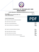 Indian School of Technology and Management: An Iso 9001:2015 Certified International B-School