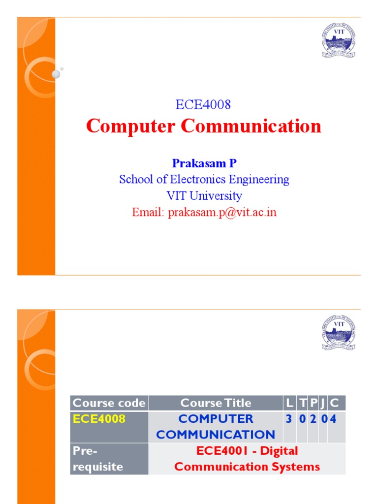 Computer Communication | PDF | Computer Network | Internet Protocol Suite