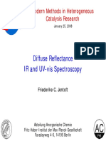 Diffuse Reflectance IR and UV - Vis Spectros