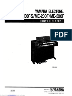 Yamaha Electone ME-100F/ME-200F/ME-300F Manual