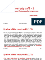 The Empty Cafe 1 Elements and Features o