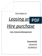 Leasing & Hire Purchase