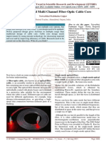 Newly Proposed Multi Channel Fiber Optic Cable Core