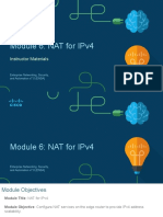 Module 6: Nat For Ipv4: Instructor Materials