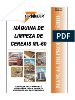 Manual da máquina de limpeza de cereais ML-60