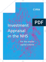 Investment Appraisal in The NHS: For The Smaller Capital Scheme