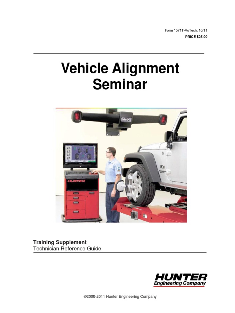 Vehicle Alignment Seminar: Training Supplement | PDF | Steering ...