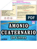 Etiqueta Amonio Cuaternario