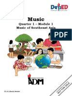 Music: Quarter 1 - Module 1 Music of Southeast Asia