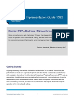 Implementation Guide 1322: Standard 1322 - Disclosure of Nonconformance